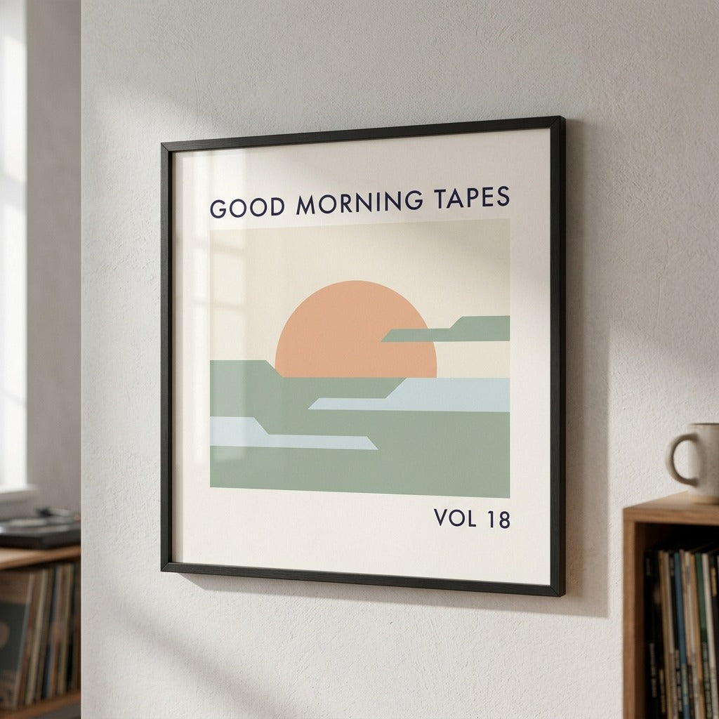 Good Morning Tapes — Good Morning Playlist : Vol 18 Poster — design 1