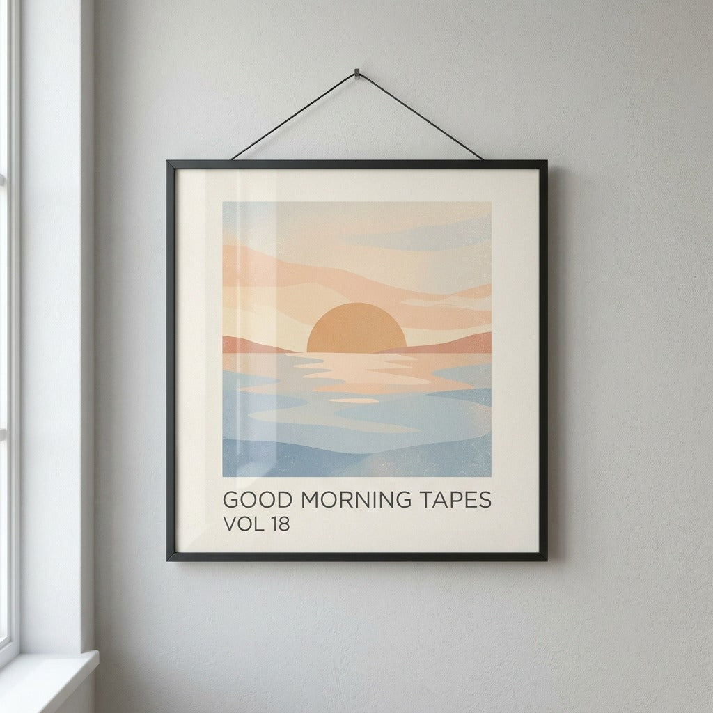 Good Morning Tapes — Good Morning Playlist : Vol 18 Poster — design 3