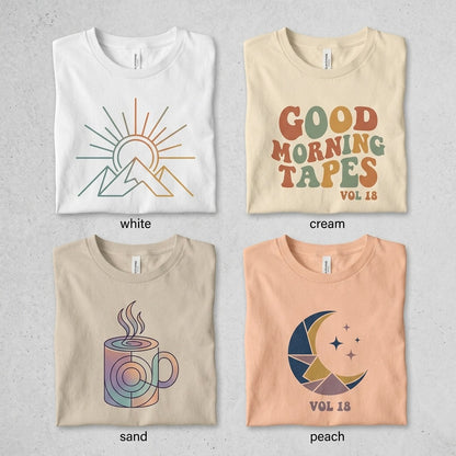 Good Morning Tapes — Good Morning Playlist : Vol 18 Tee — design 2