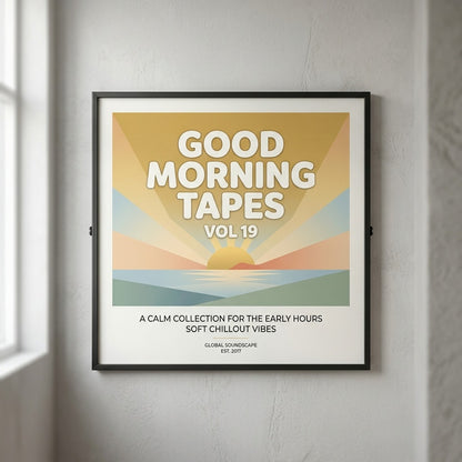 Good Morning Tapes — Good Morning Playlist : Vol 19 Poster — design 2