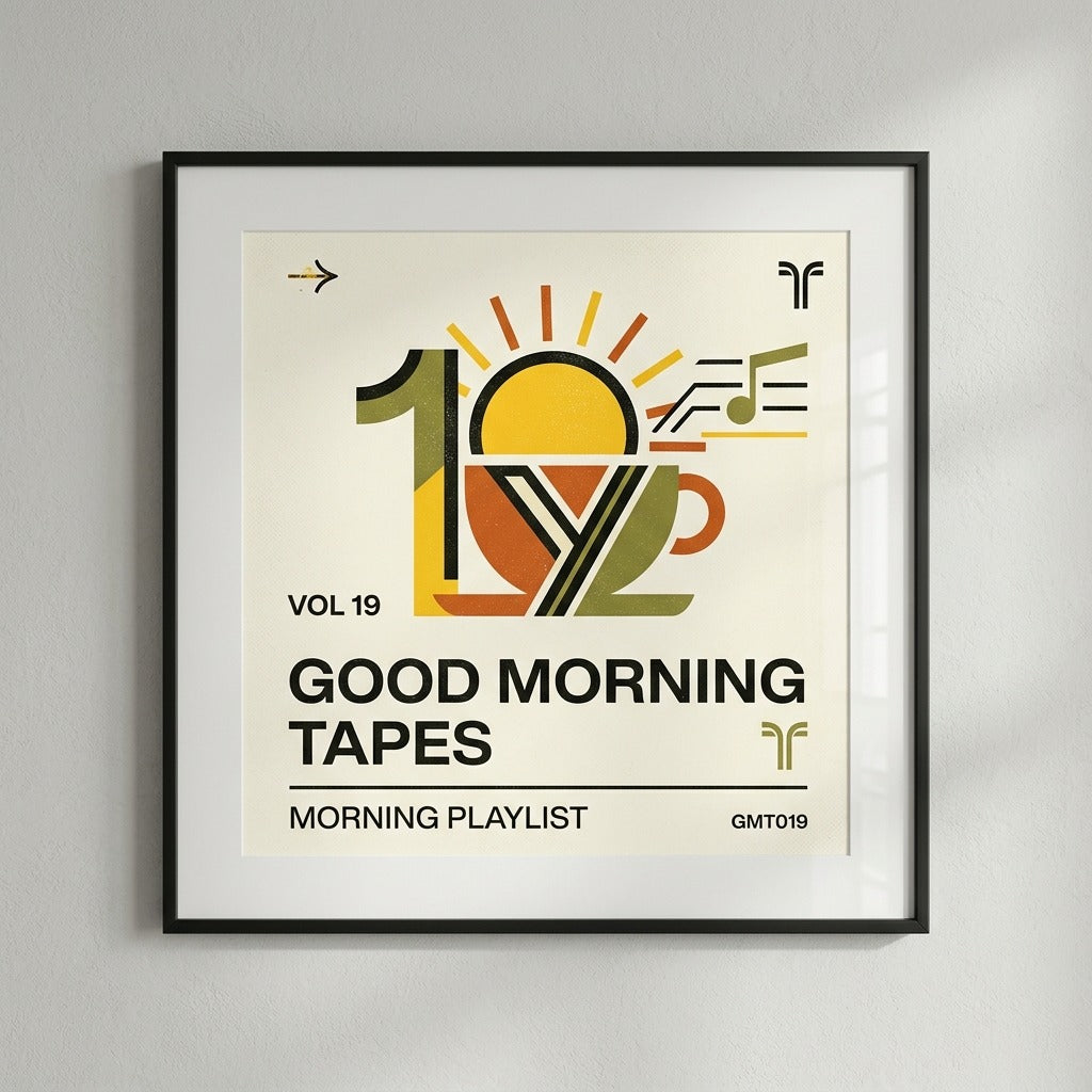 Good Morning Tapes — Good Morning Playlist : Vol 19 Poster — design 3