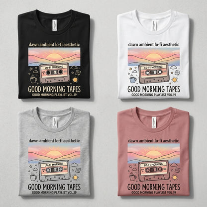 Good Morning Tapes — Good Morning Playlist : Vol 19 Tee — design 1