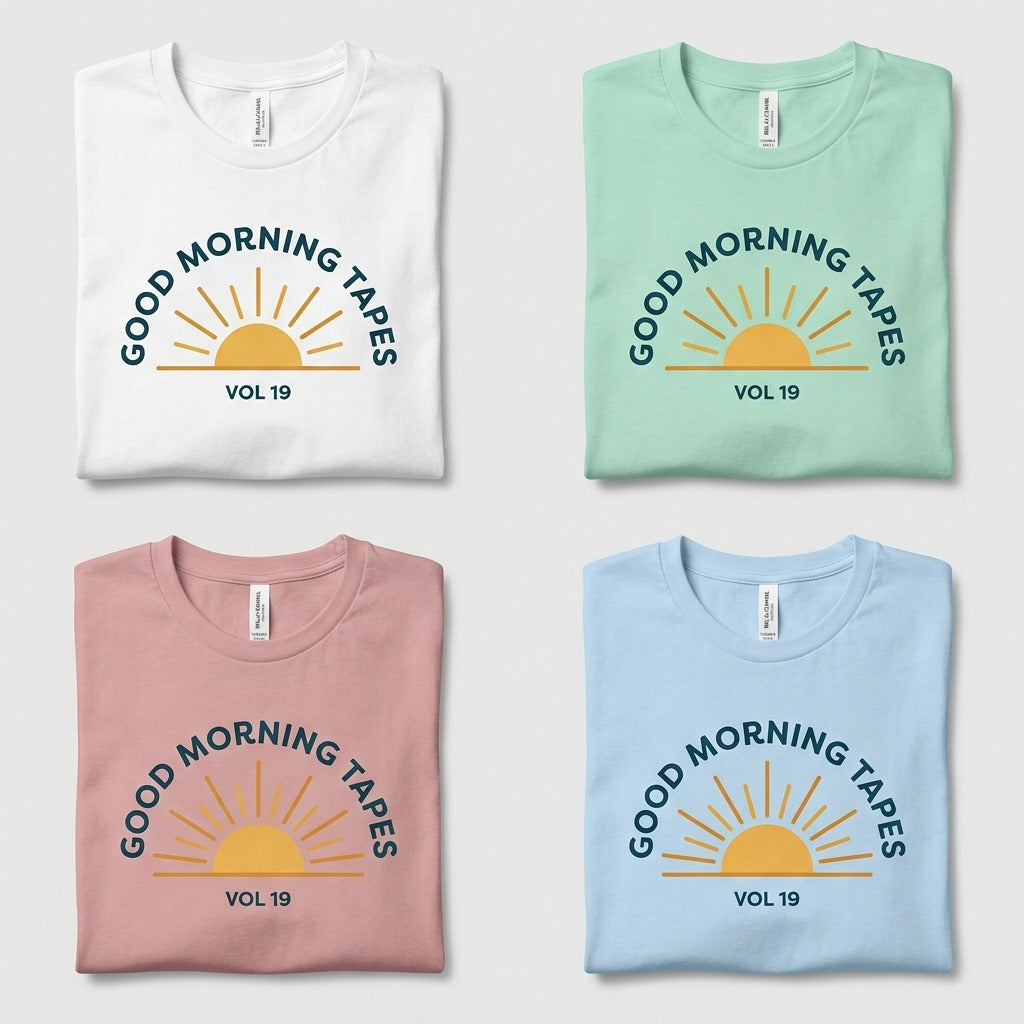 Good Morning Tapes — Good Morning Playlist : Vol 19 Tee — design 2
