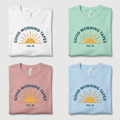 Good Morning Tapes — Good Morning Playlist : Vol 19 Tee — design 2