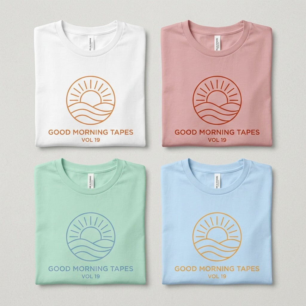Good Morning Tapes — Good Morning Playlist : Vol 19 Tee — design 3