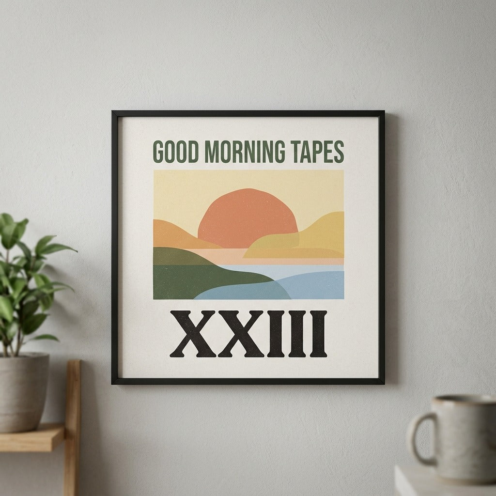 Good Morning Tapes — Morning XXIII Poster — design 2