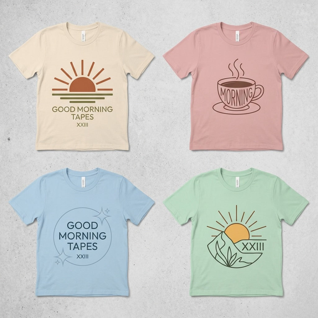 Good Morning Tapes — Morning XXIII Tee — design 2