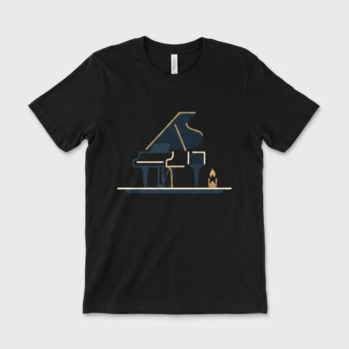 Calm Piano Nights — Gentle Dusk Therapy Hoodie