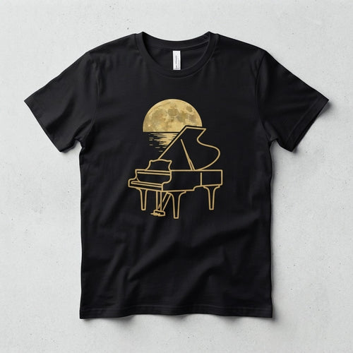 Calm Piano Nights — Moonlit Melodies Hoodie