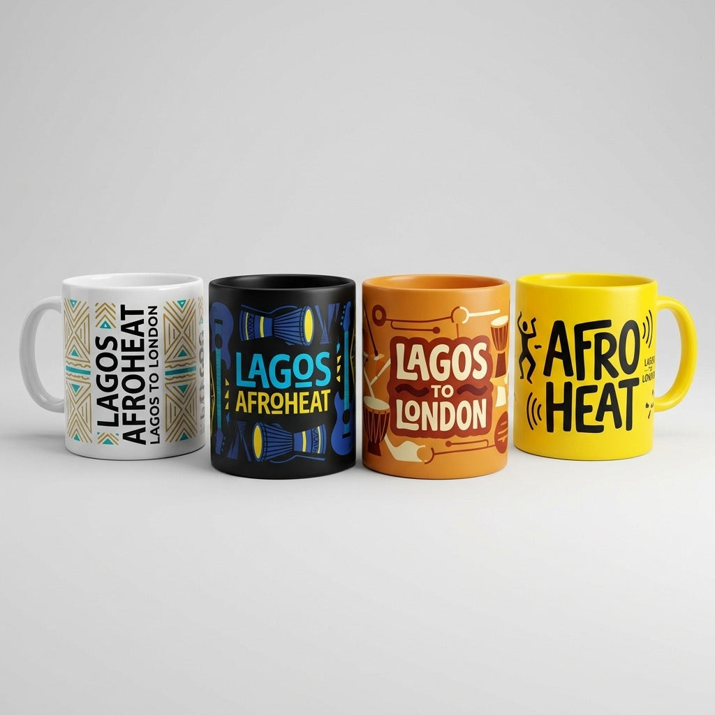 Lagos AfroHeat — Lagos to London Mug — design 3