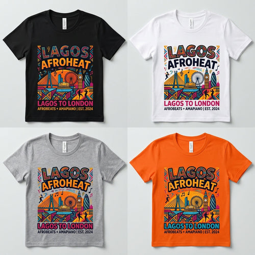 Lagos AfroHeat — Lagos to London Tee