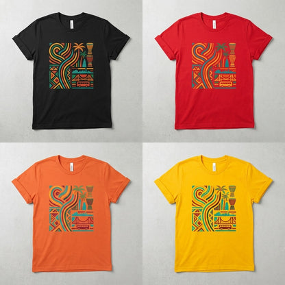 Lagos AfroHeat — Lagos to London Tee — design 2