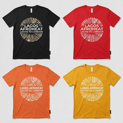 Lagos AfroHeat — Lagos to London Tee — design 3