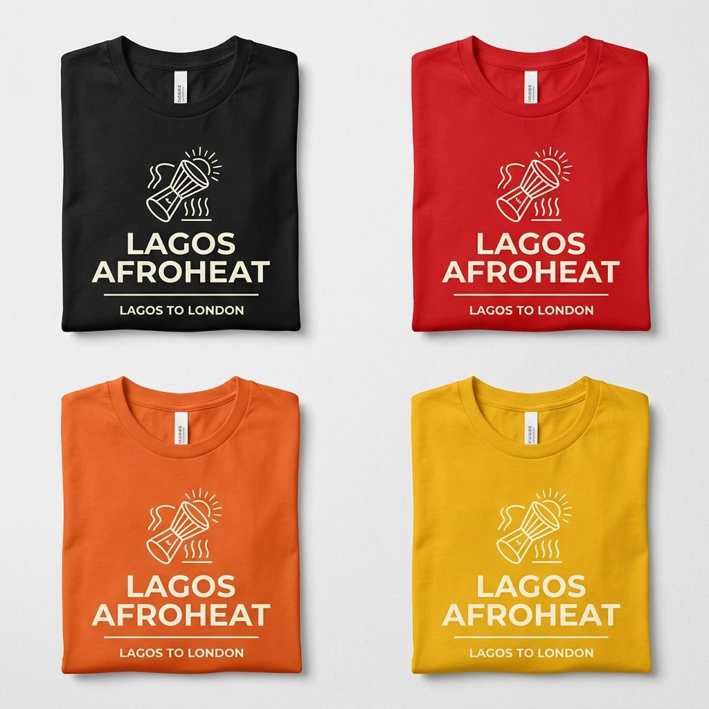 Lagos AfroHeat — Lagos to London Tee — design 4