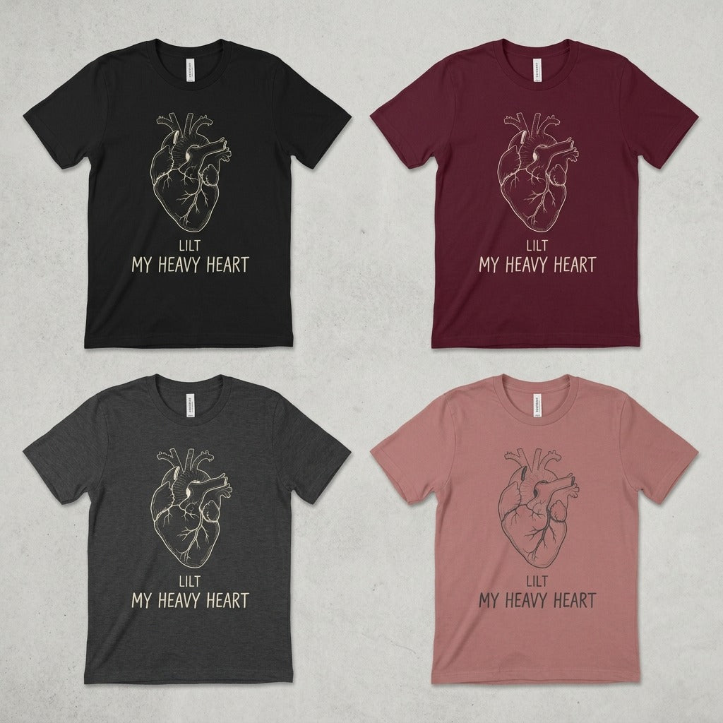 Lilt — My Heavy Heart Tee — design 1