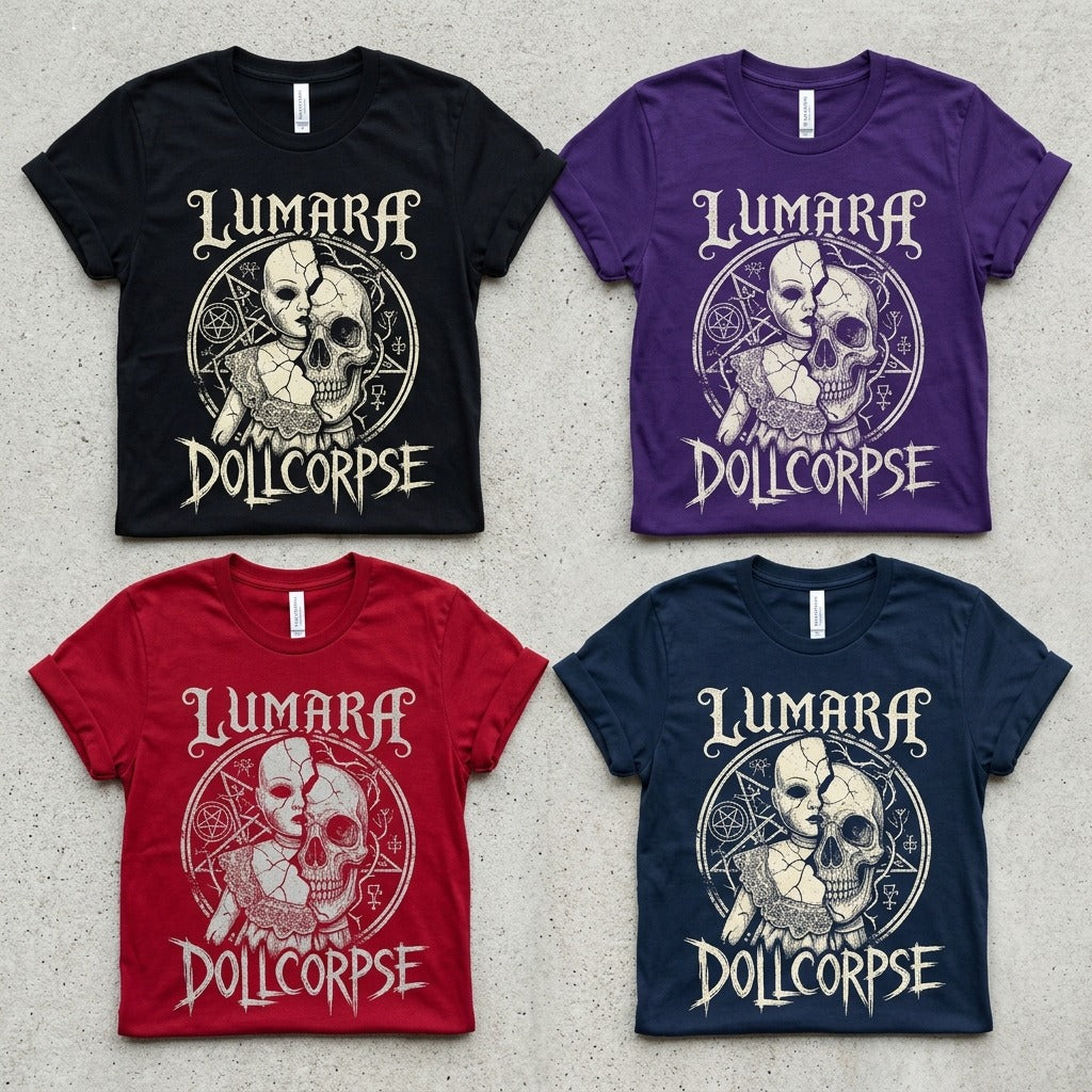 Lumara — Dollcorpse Tee — design 1