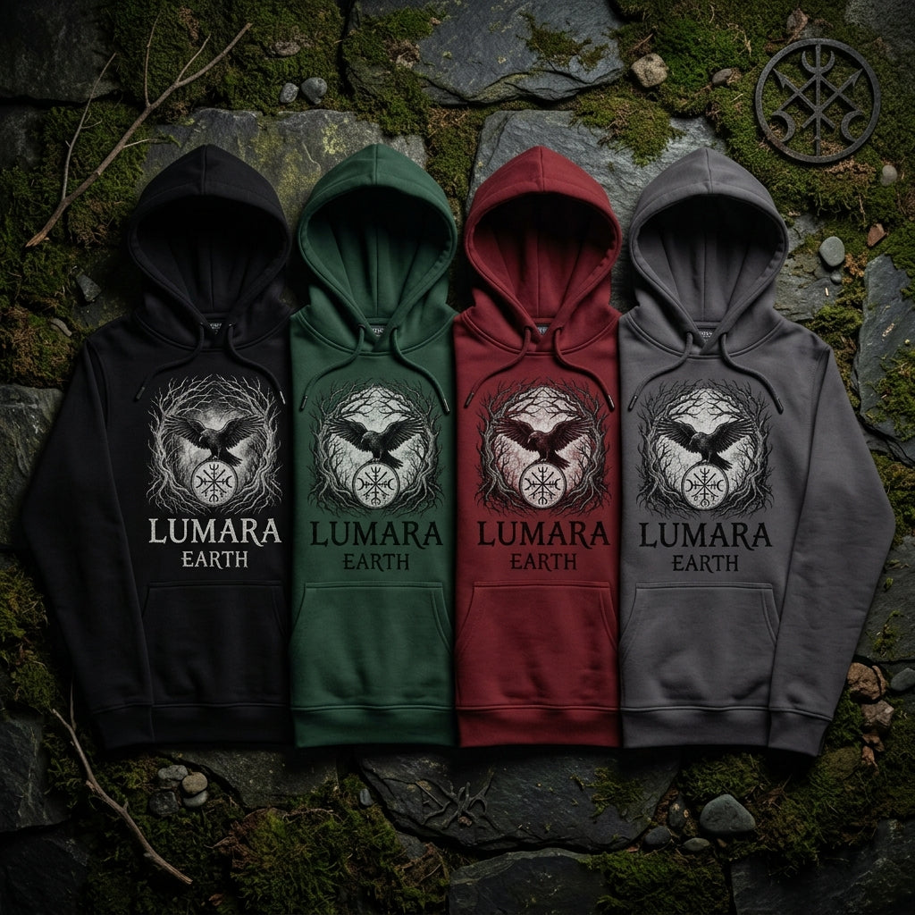 Lumara — Earth Hoodie — design 1