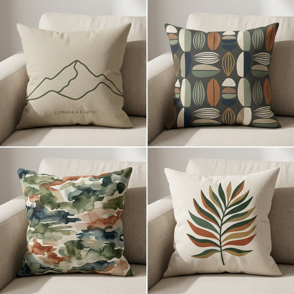 Lumara — Earth Pillow — design 2