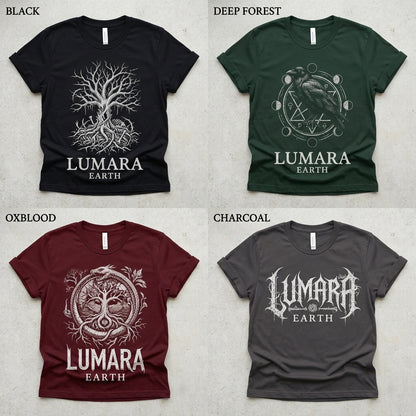 Lumara — Earth Tee — design 2