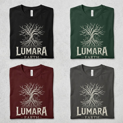Lumara — Earth Tee — design 3