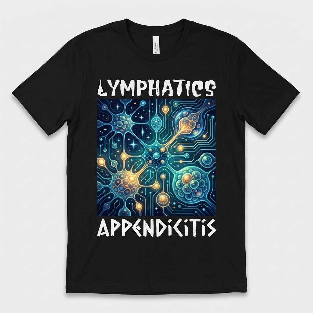 Lymphatics — Appendicitis Tee — design 2