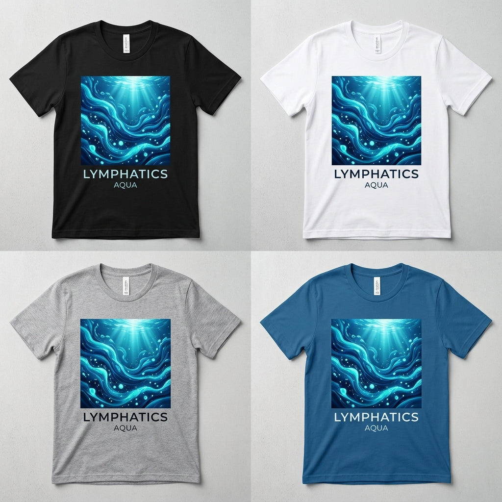 Lymphatics — Aqua Tee — design 1