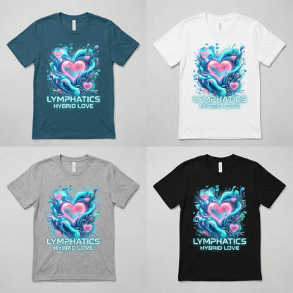 Lymphatics — Hybrid Love Tee — design 1