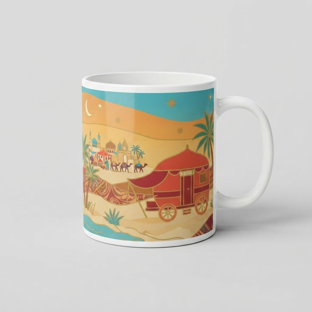 caravan jazz saffron mirage mug