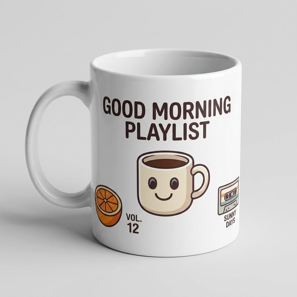good morning tapes good morning playlist vol 12 mug