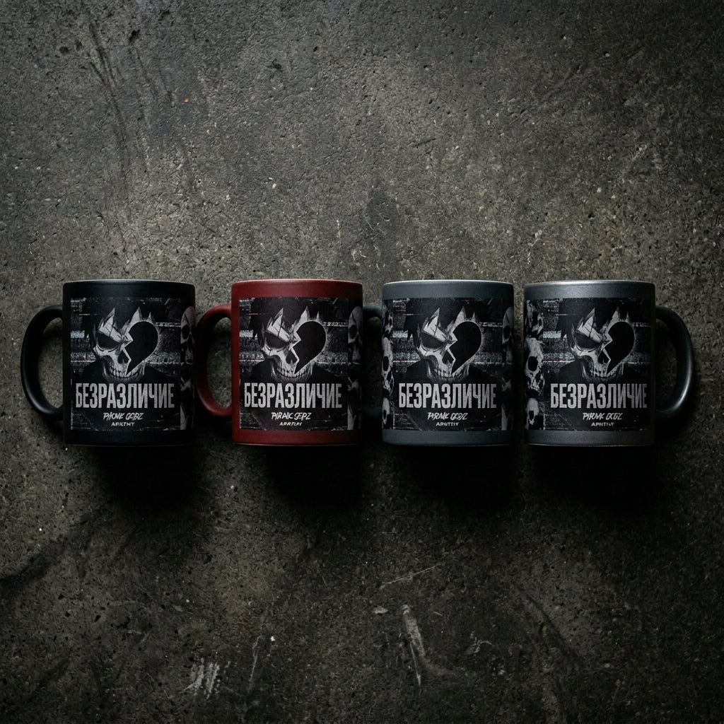 Phonk Godz — A P A T H Y Mug — design 3