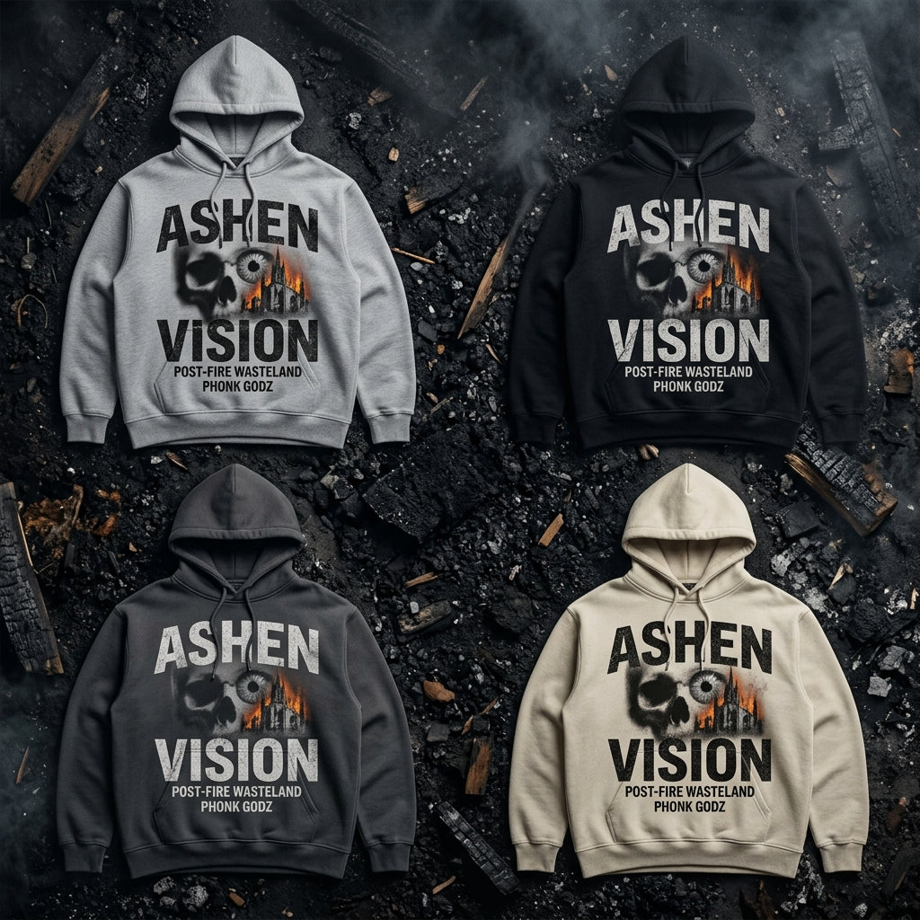 Phonk Godz — ASHEN VISION Hoodie — design 2