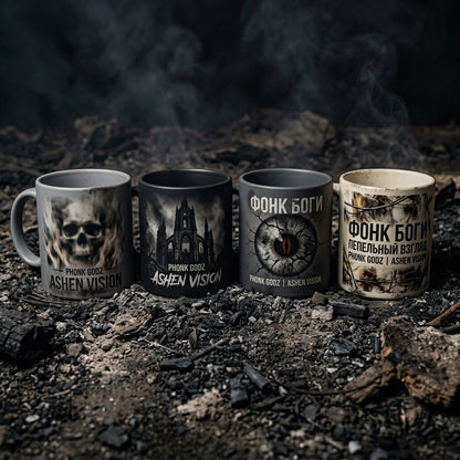 Phonk Godz — ASHEN VISION Mug — design 1