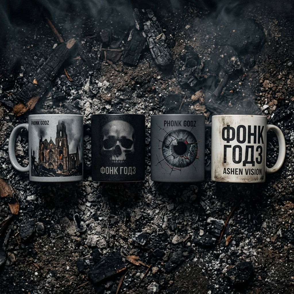 Phonk Godz — ASHEN VISION Mug — design 2