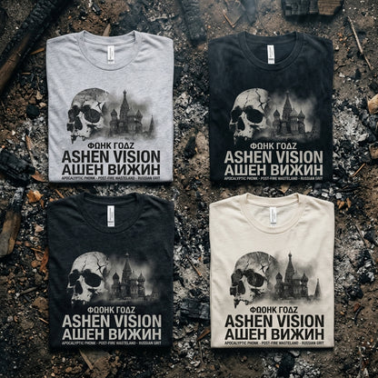 Phonk Godz — ASHEN VISION Tee — design 2