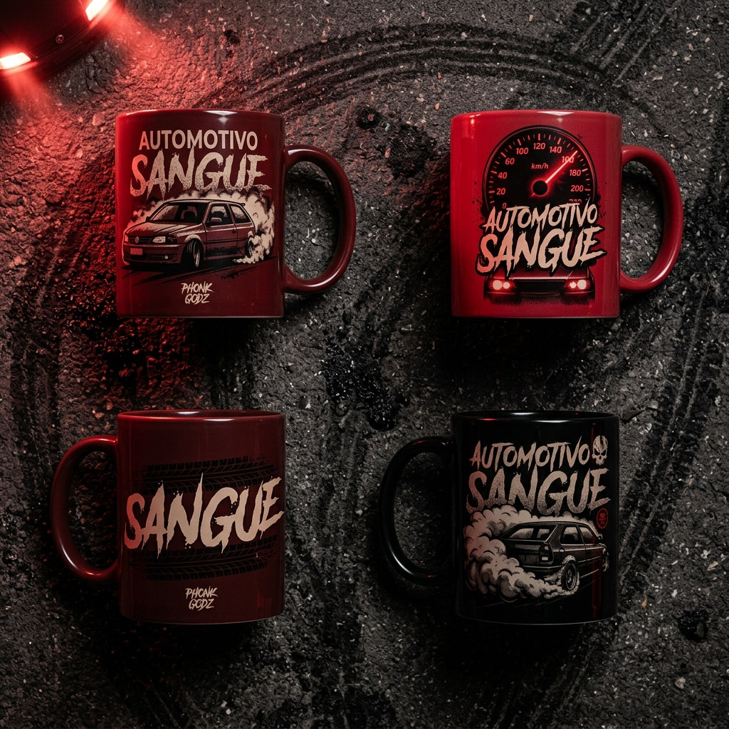 Phonk Godz — Automotivo Sangue Mug — design 1