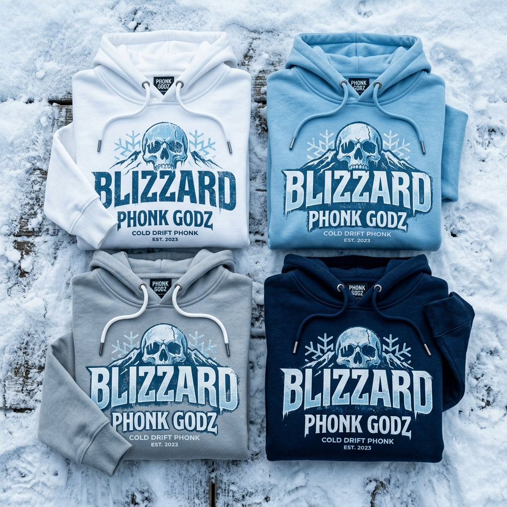 Phonk Godz — B L I Z Z A R D Hoodie — design 2