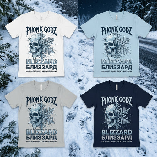 Phonk Godz — B L I Z Z A R D Tee