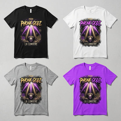 Phonk Godz — La Lumiere Tee — design 1