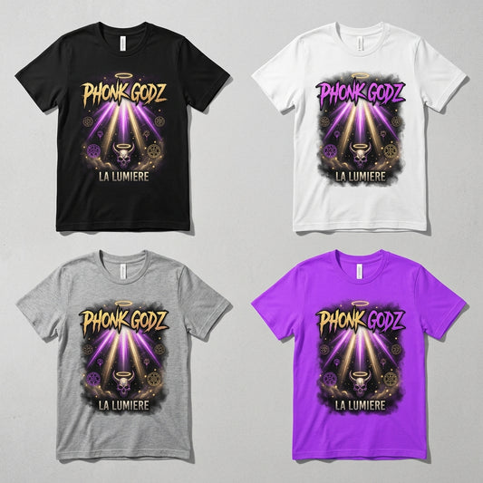 Phonk Godz — La Lumiere Tee — design 1