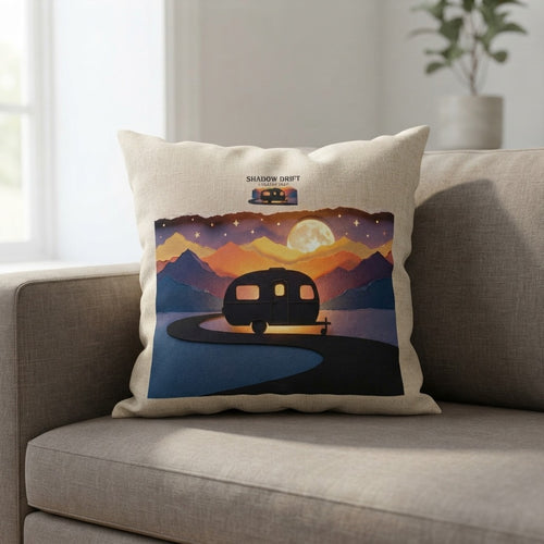 Caravan Jazz — Shadow Drift Pillow