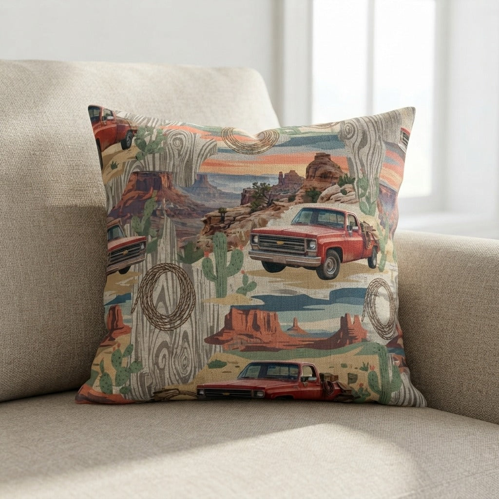 rodeo county trails less traveled pillow
