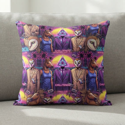 chilltendo mask society miami lo fi pillow
