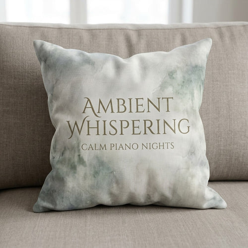 Calm Piano Nights — A Moment of Harmony Pillow