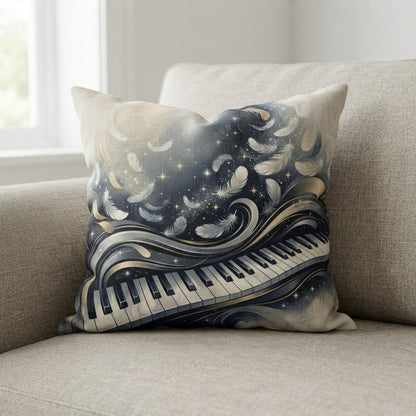 calm piano nights softly falls the night pillow