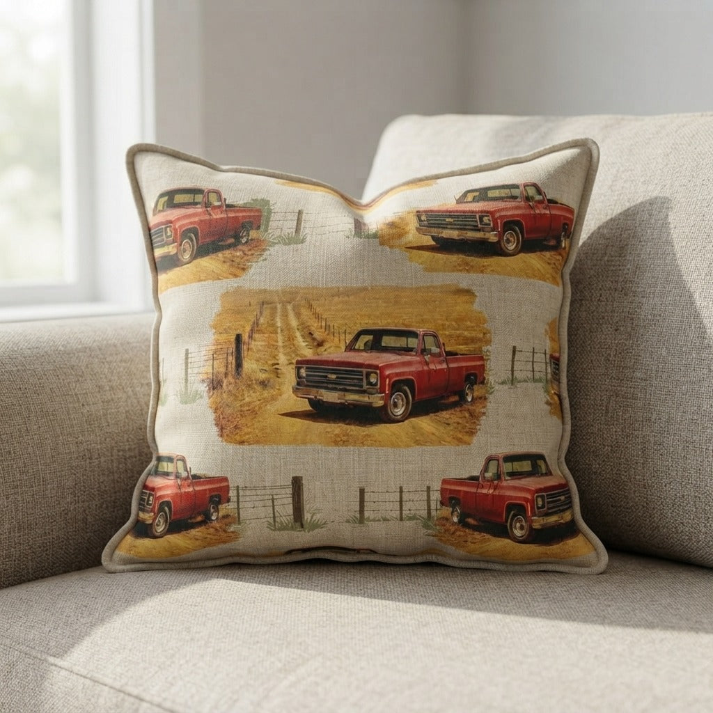 rodeo county two weeks of backroads pillow
