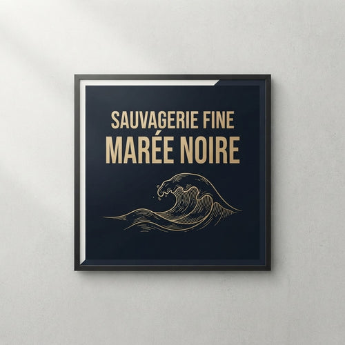 Sauvagerie Fine — Marée noire Poster