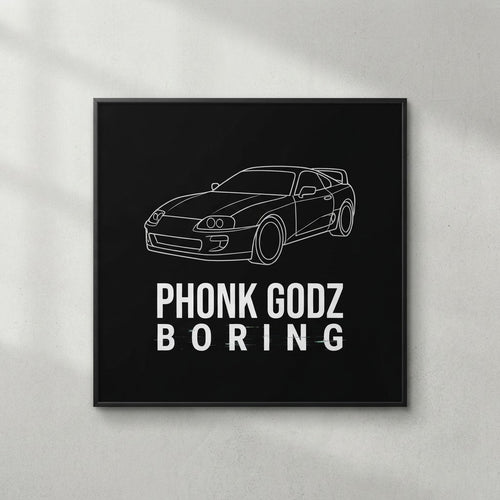 Phonk Godz — B O R I N G Poster
