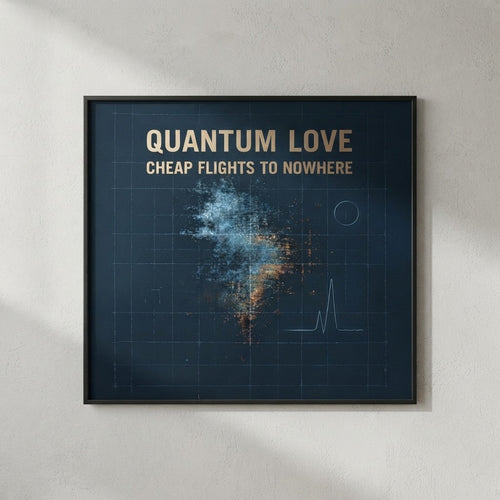Cheap Flights To Nowhere — Quantum Love ملصق