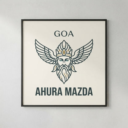 goa ahura mazda poster