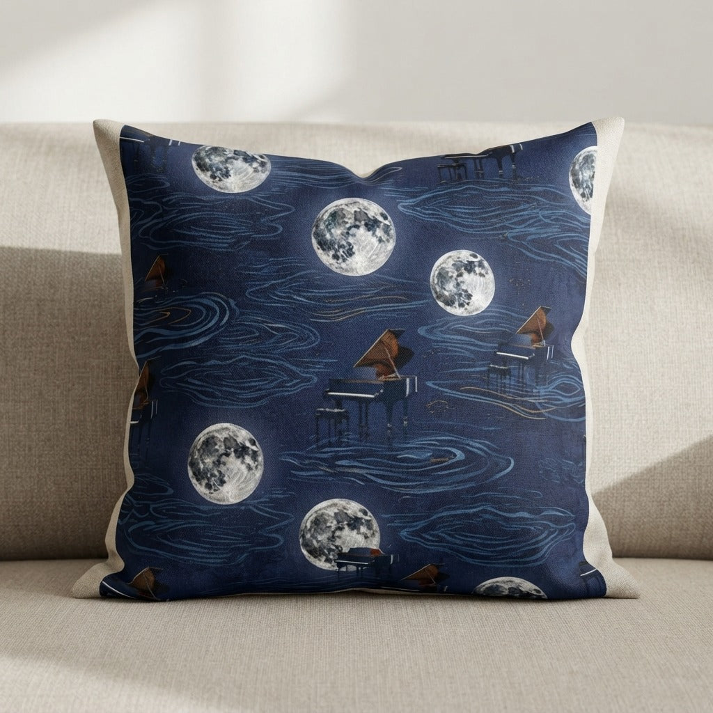 calm piano nights in stillness poster